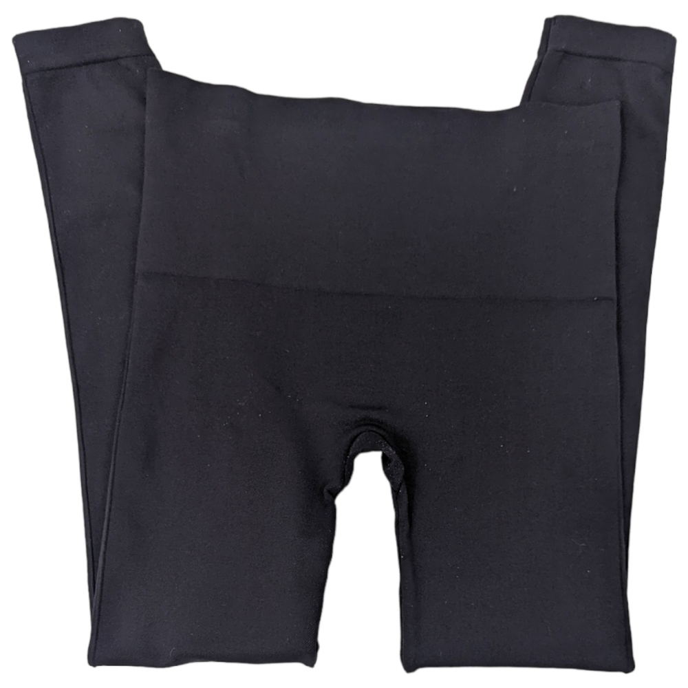 Spanx Seamless Leggings Black Stretch Womens Large Black
